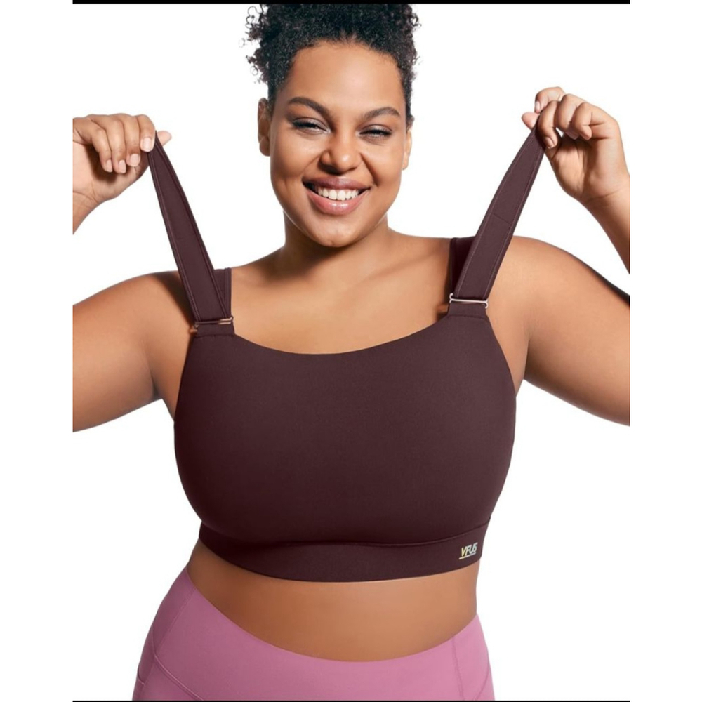 Sport Running Bras for Women Medium-High Impact Full Support Adjustable Straps